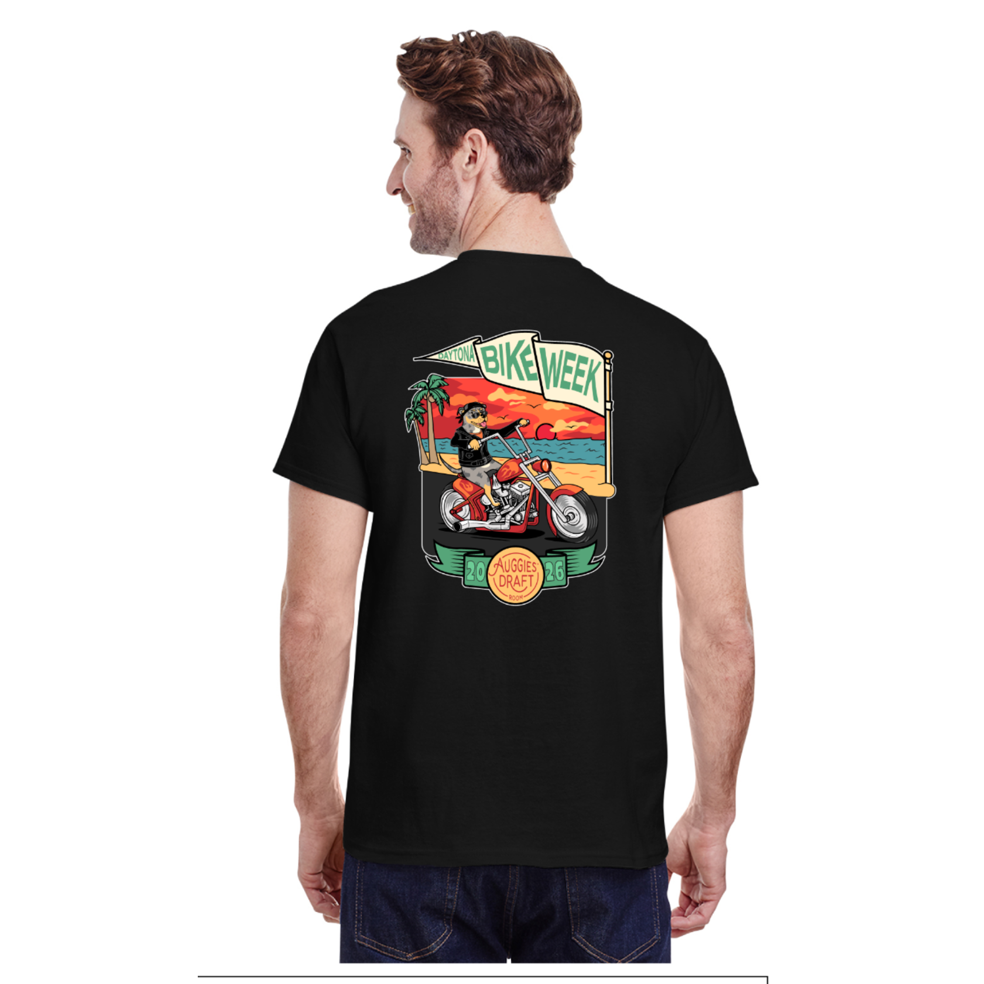 Auggies Bike Week T- Short Sleeve
