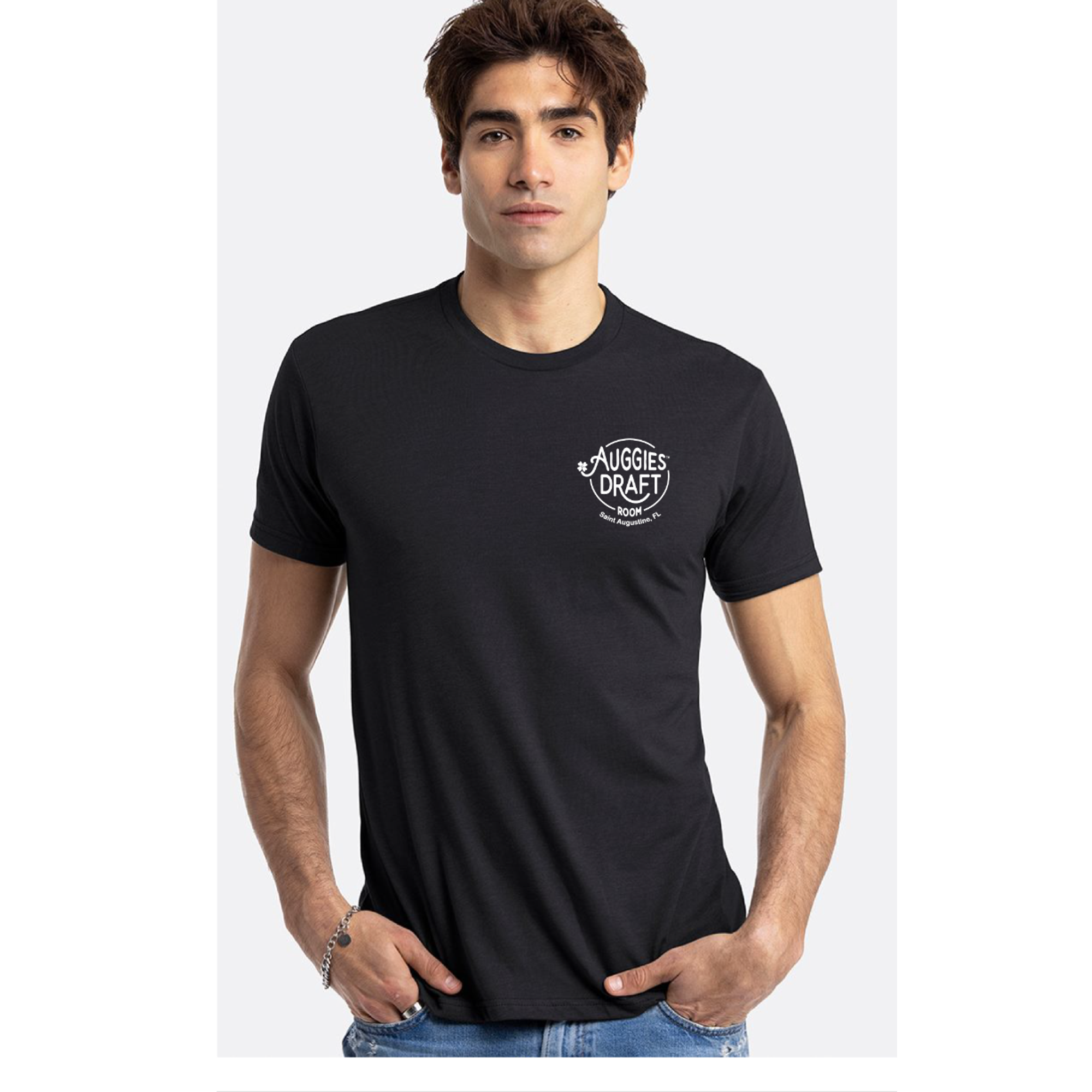 Auggies St. Patty's Day T- Short Sleeve-Black